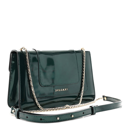 Bulgari Metallic Serpenti Forever Small Shoulder Bag Green 4 of 10