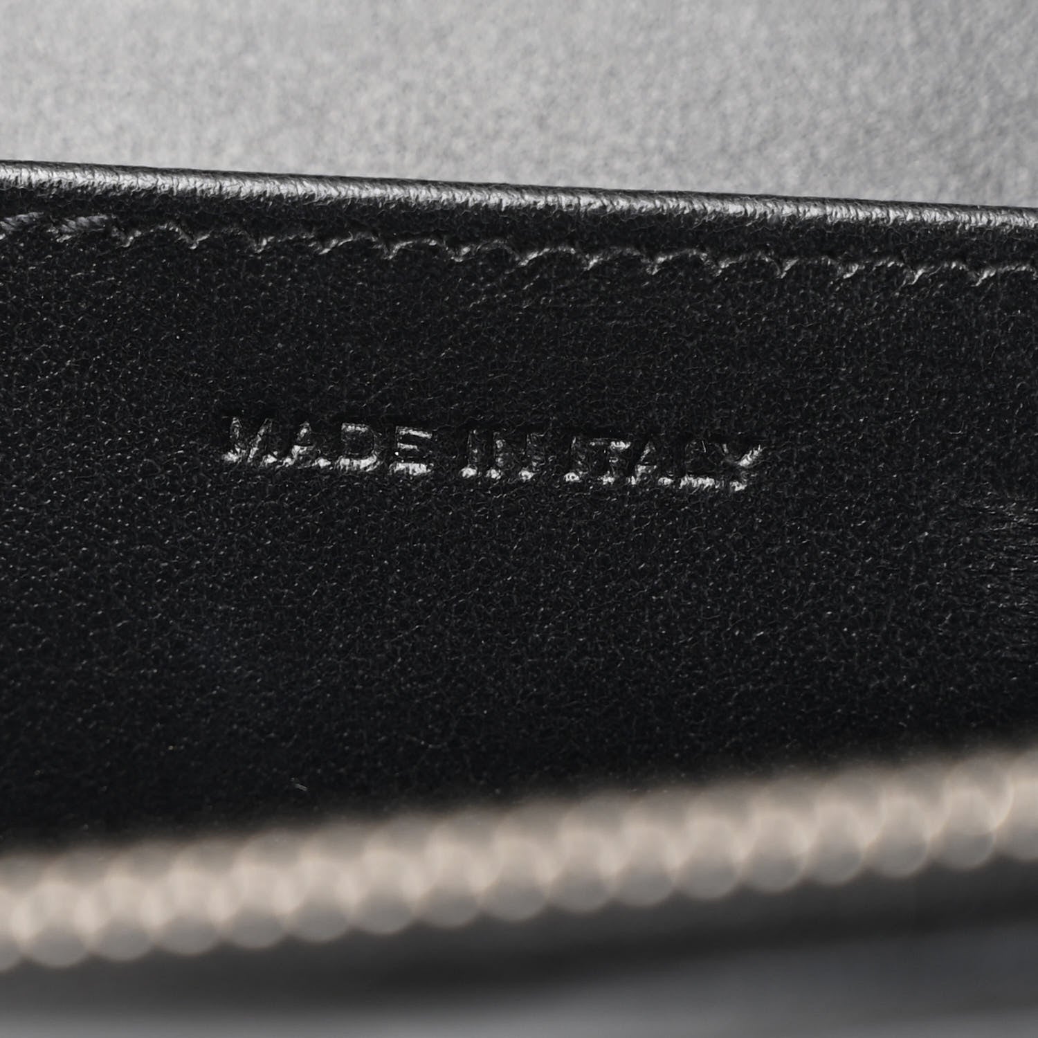 Saint Laurent Calfskin Crocodile Embossed Monogram Uptown Crossbody Black 8 of 15
