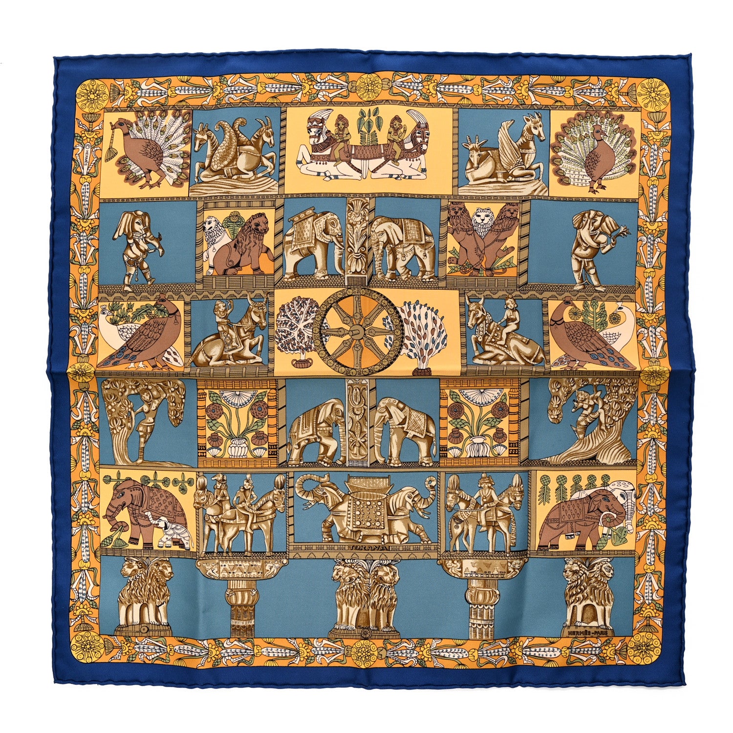 Hermes Silk Torana 45 Scarf 1 of 4