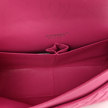 Chanel Iridescent Caviar Quilted Jumbo Double Flap Pink 6 of 13