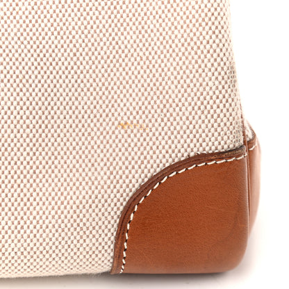 Hermes Toile Barenia Birkin 35 Fauve 14 of 17