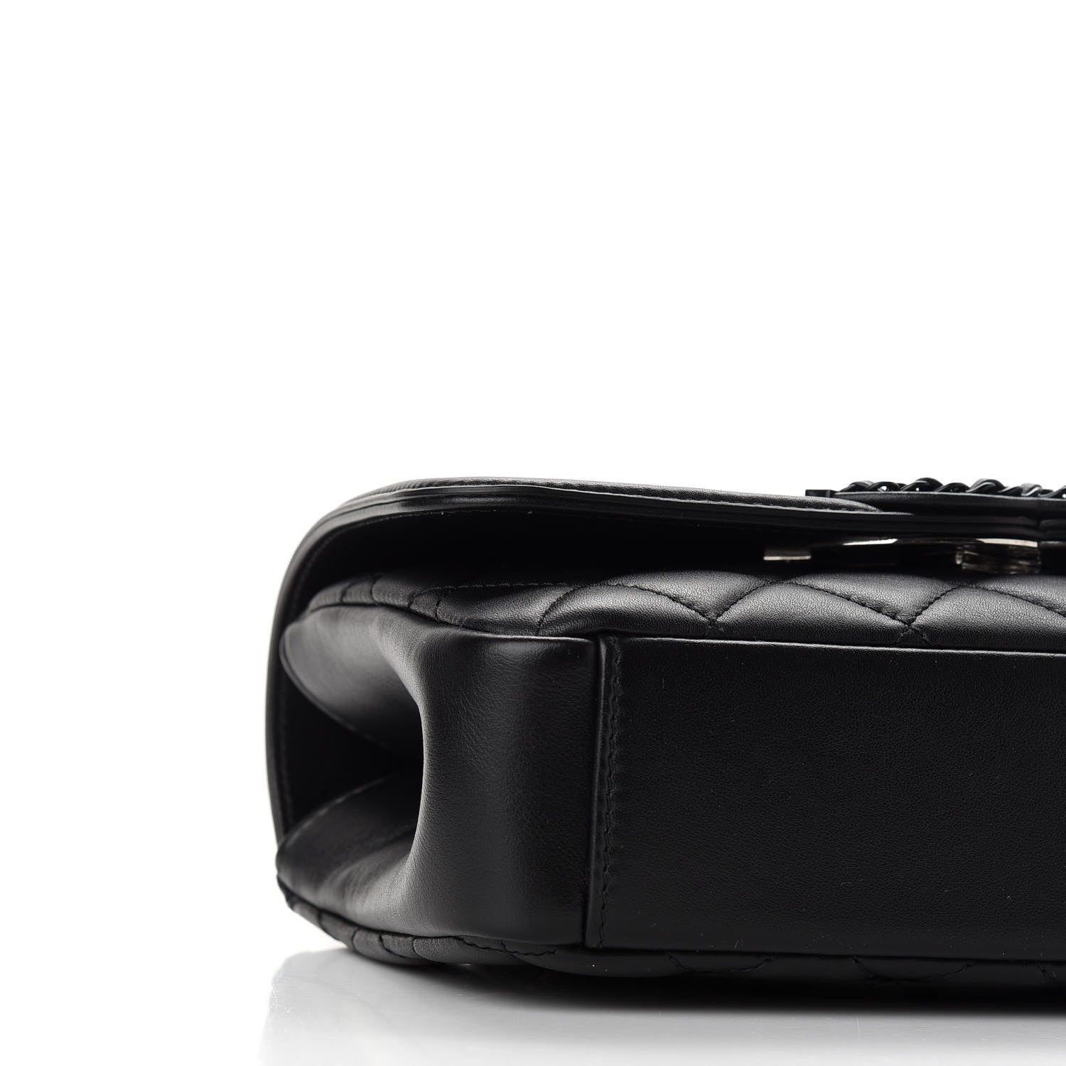 Chanel Lambskin Quilted Small CC Filigree Flap Black 8 of 9