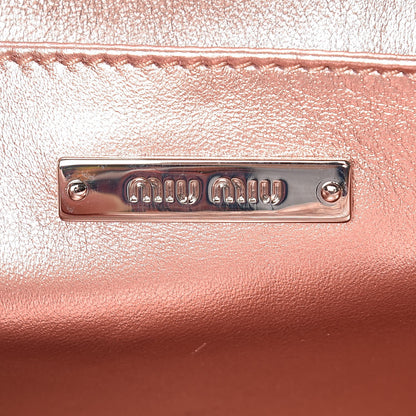 Miu Miu Matelasse Delice Miu Logo Bag Pink 6 of 10