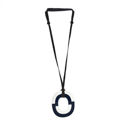 Hermes Buffalo Horn Isthme Pendant Necklace 3 of 5