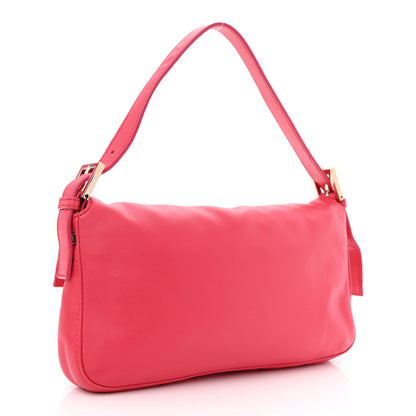 Fendi Vitello Enamel Baguette Pink 3 of 12