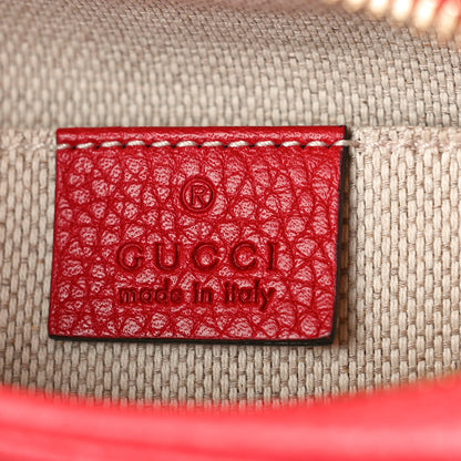 Gucci Pebbled Calfskin Small Soho Disco Bag Tabasco Red 6 of 11