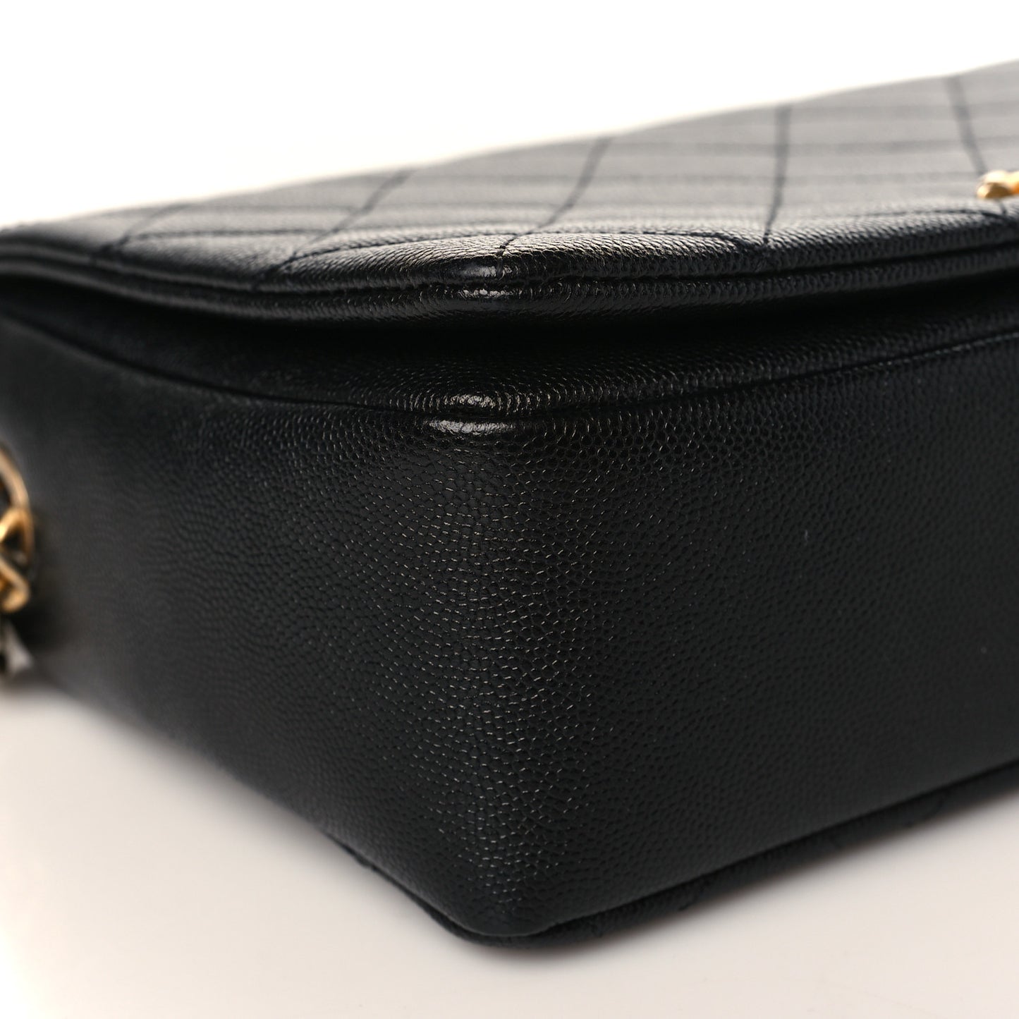 Caviar Quilted Medium Fashion Therapy Flap Bag Black