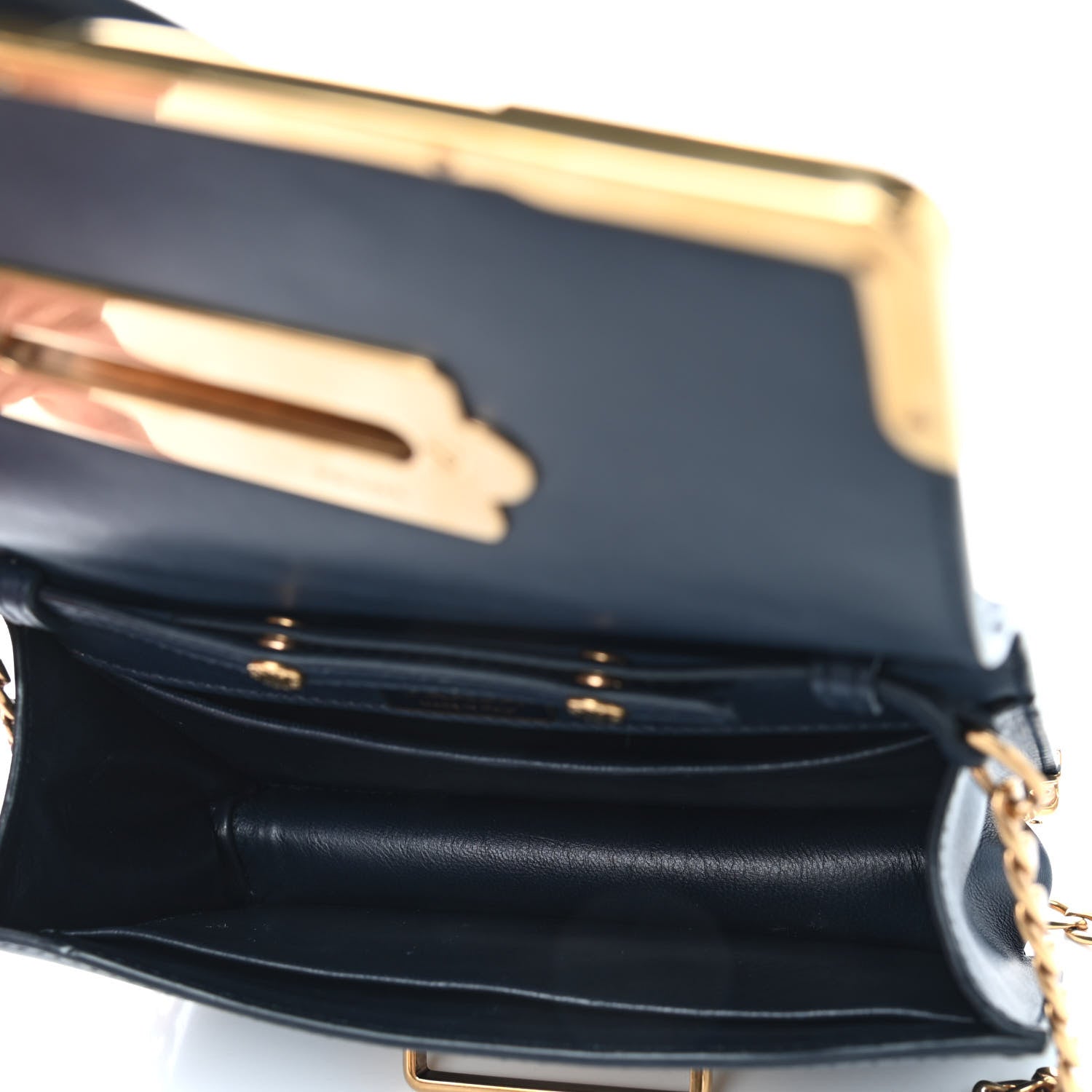 Prada City Calf Saffiano Astrology Cahier Bag Black 5 of 8