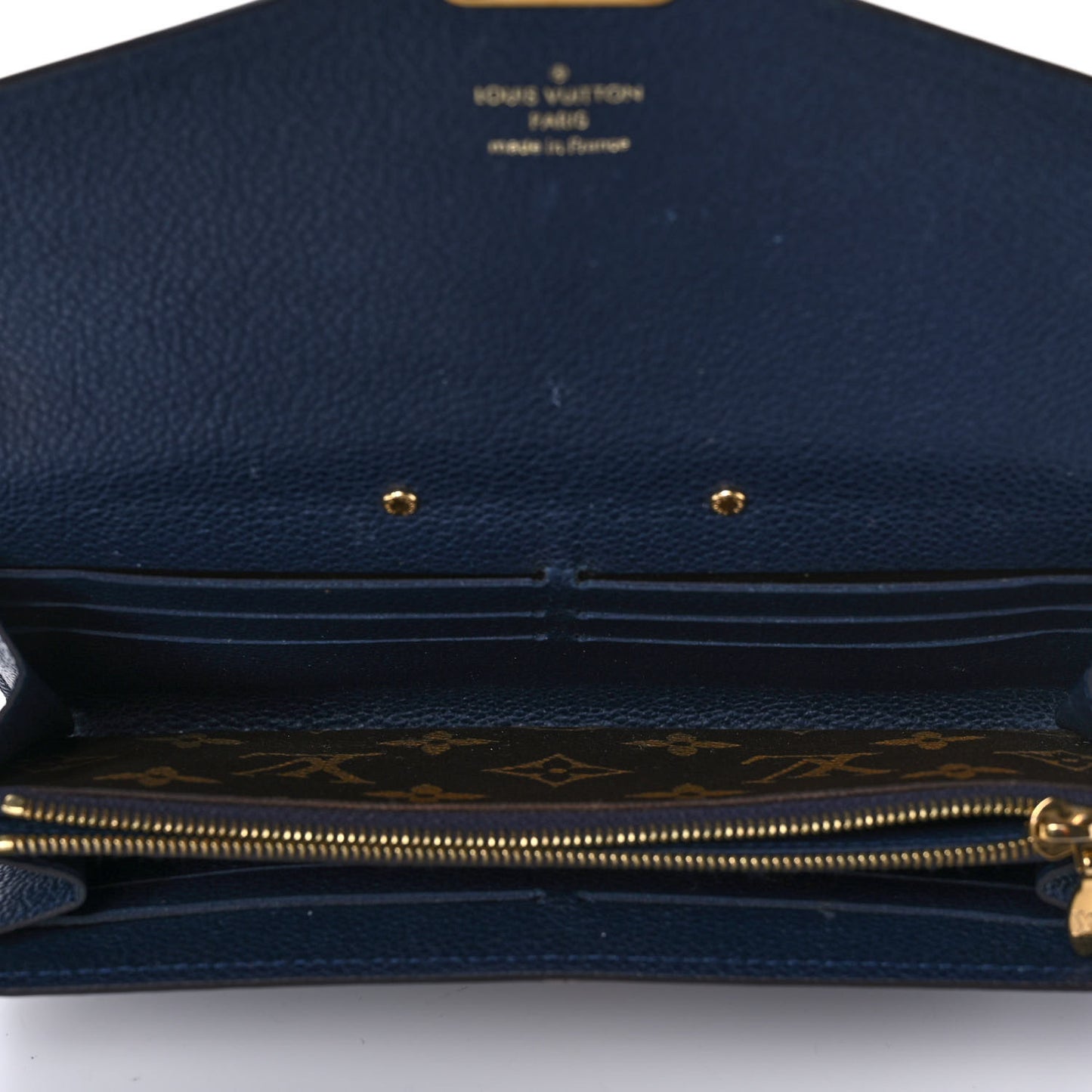 Monogram Pallas Wallet Blue Marine