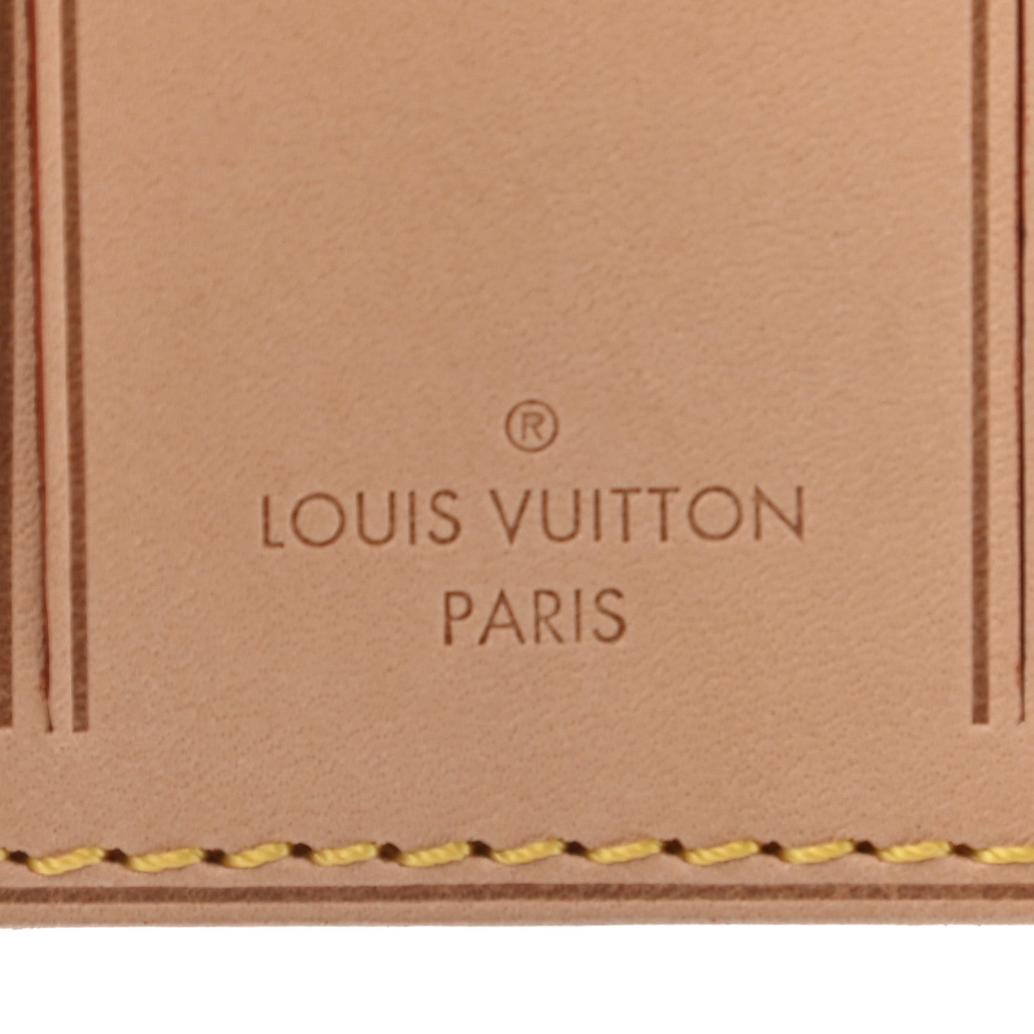 Louis Vuitton Vachetta Luggage Tag 3 of 3