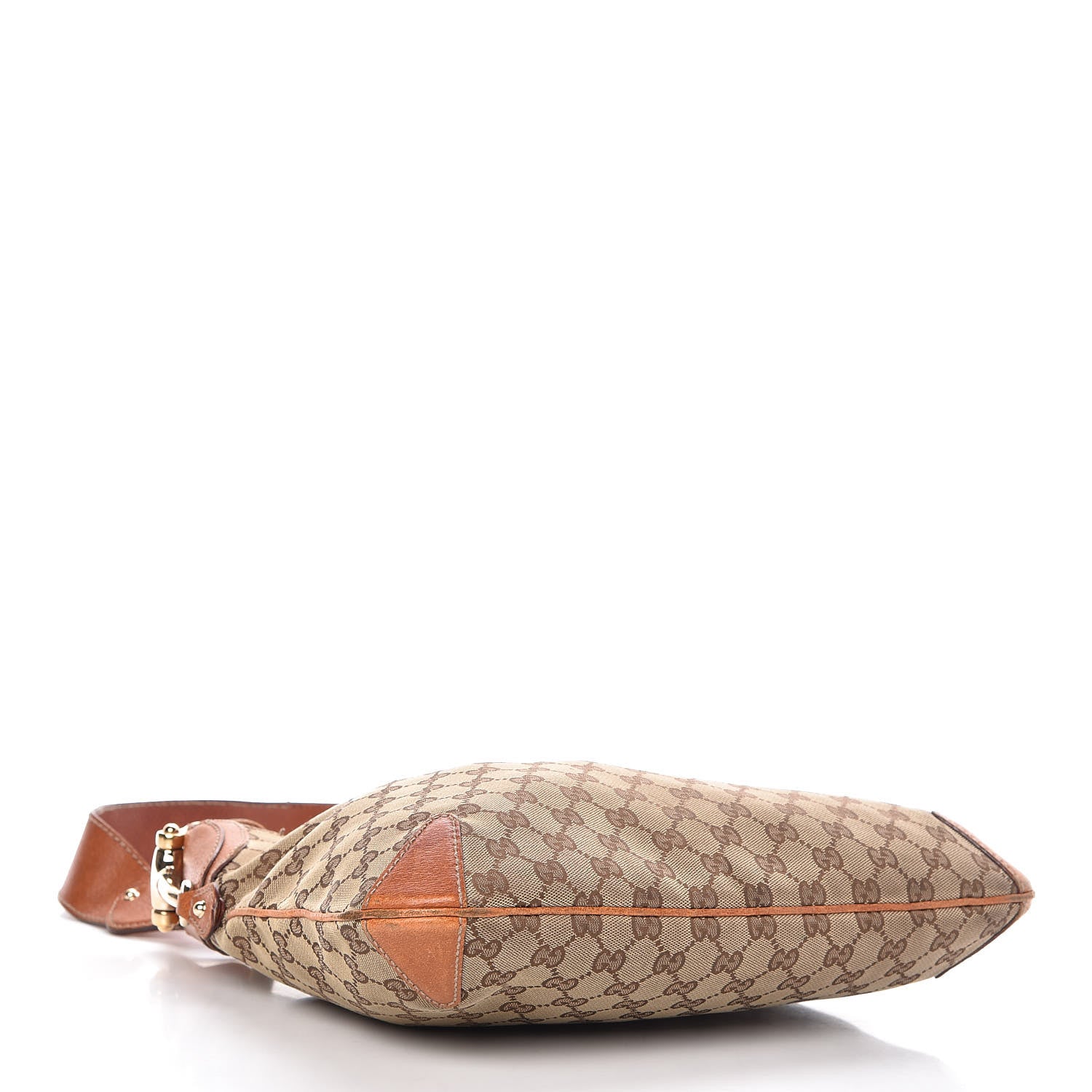 Gucci Monogram Creole Hobo Tobacco 4 of 22