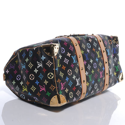 Louis Vuitton Monogram Multicolor Keepall 45 Black 4 of 7