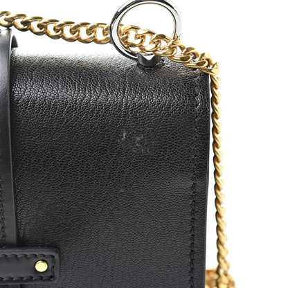 Chloe Shiny Goatskin Calfskin Aby Chain Shoulder Bag Black 12 of 12
