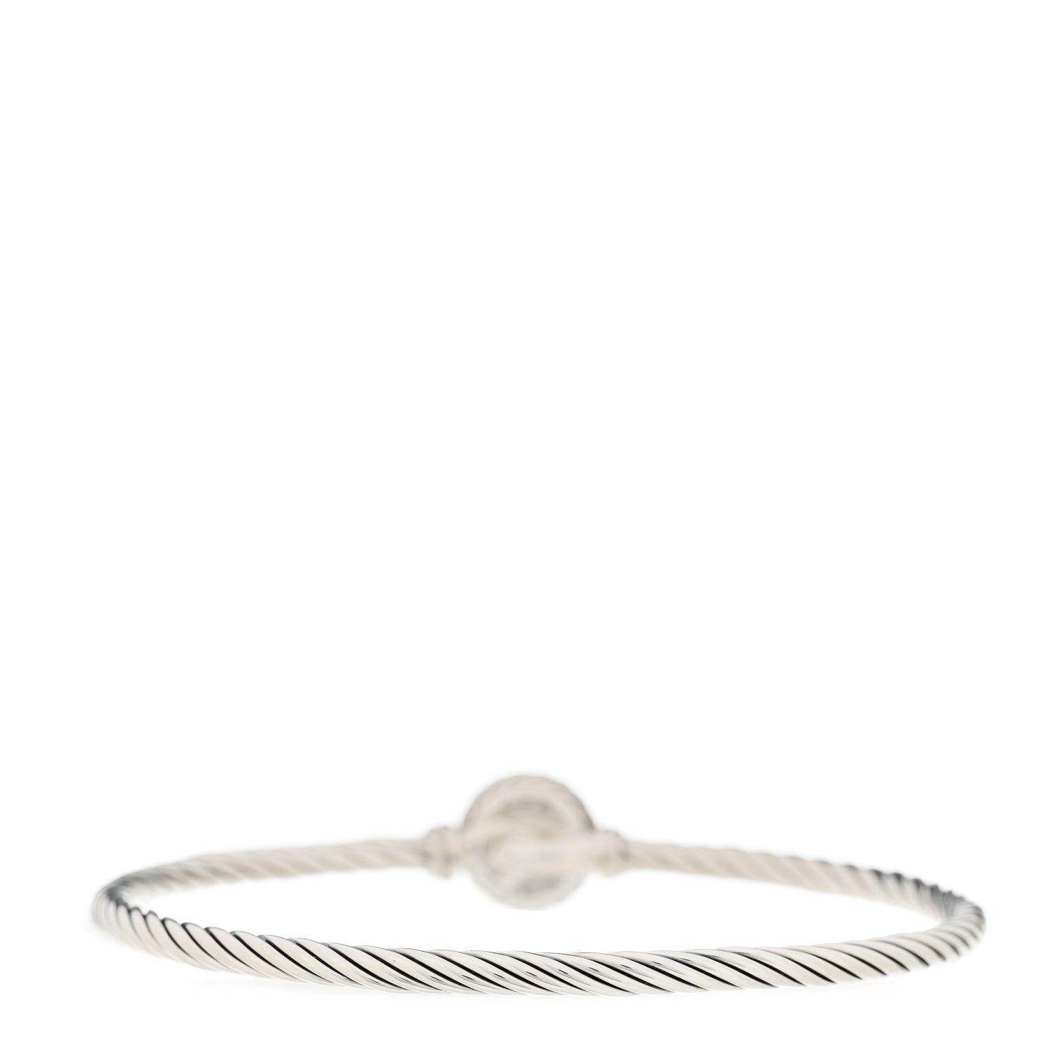 David Yurman Sterling Silver Citrine 3mm Chatelaine Bracelet 2 of 4