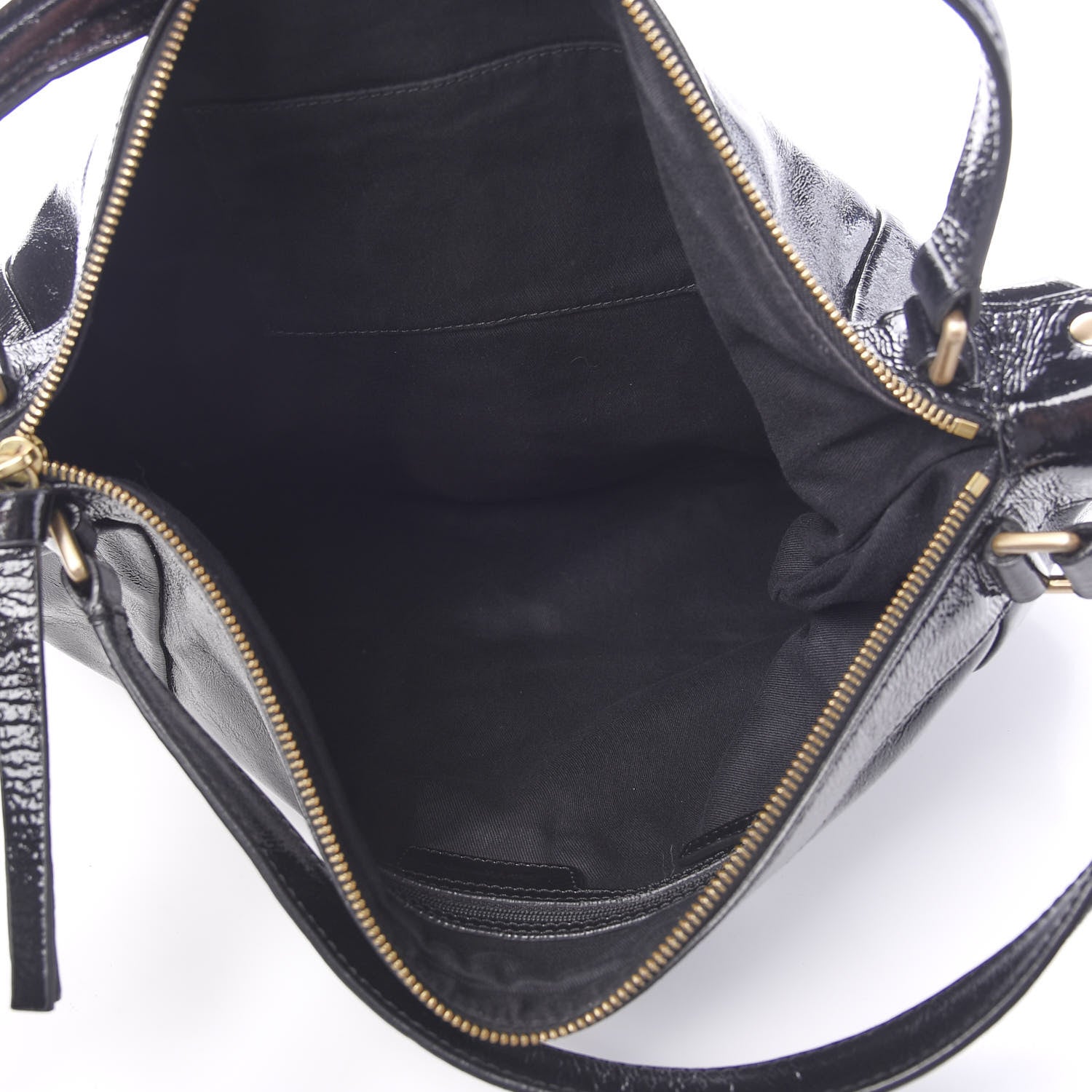 Givenchy Crinkled Patent Hobo Black 4 of 9
