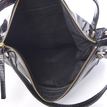 Givenchy Crinkled Patent Hobo Black 4 of 9