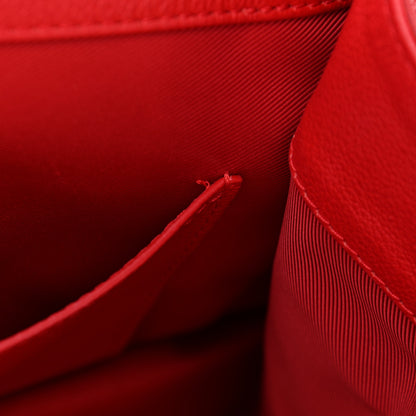 Louis Vuitton Calfskin Lockme MM Rouge 7 of 15