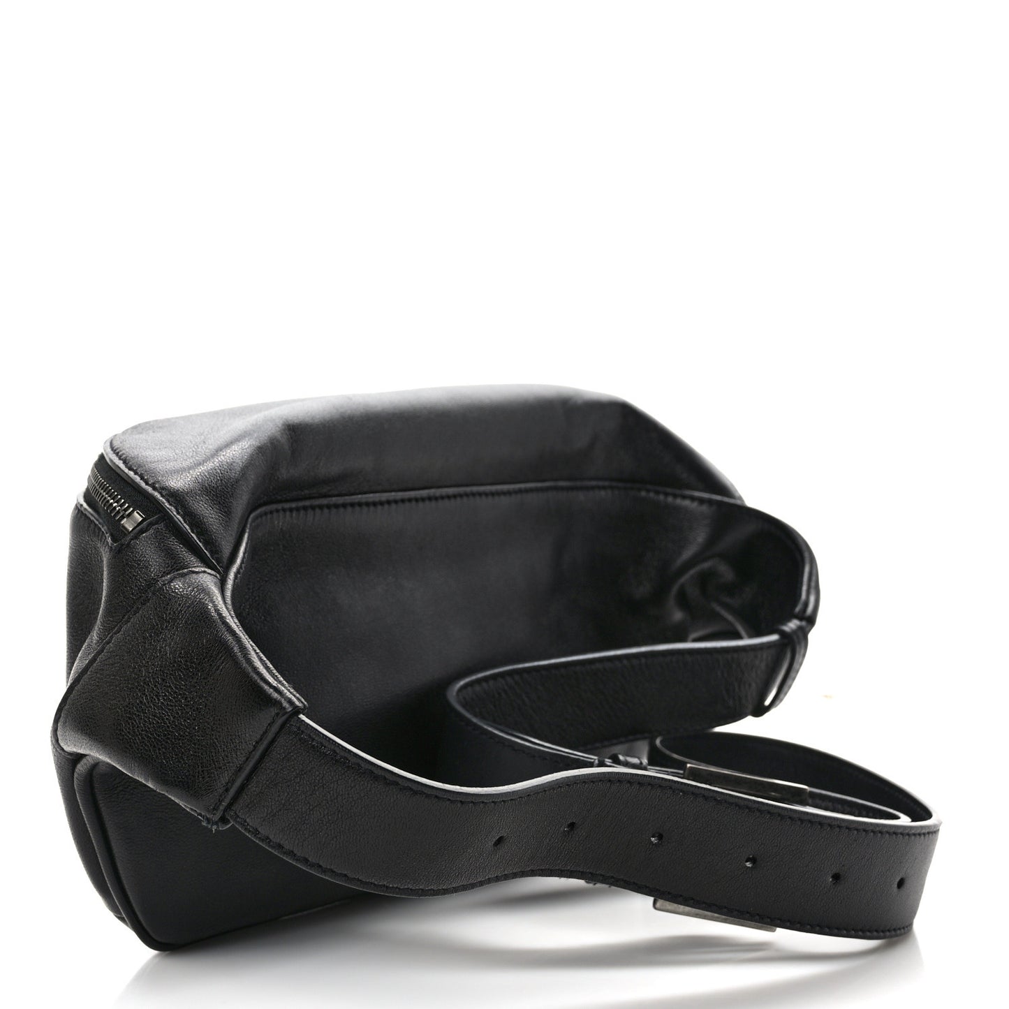 Calfskin Monogram Belt Bag Black