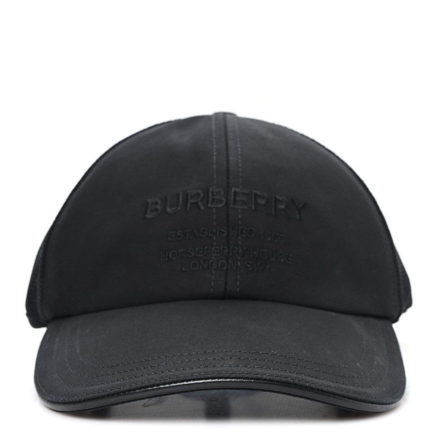 Cotton Mesh Horseferry Logo Baseball Cap L Black