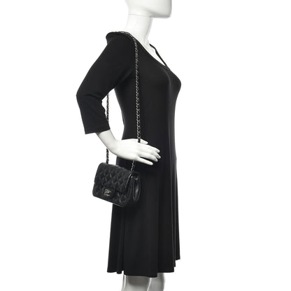 Chanel Lambskin Quilted Mini Square Flap Black 2 of 10
