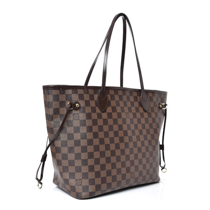 Louis Vuitton Damier Ebene Neo Neverfull MM Rose Ballerine 3 of 13