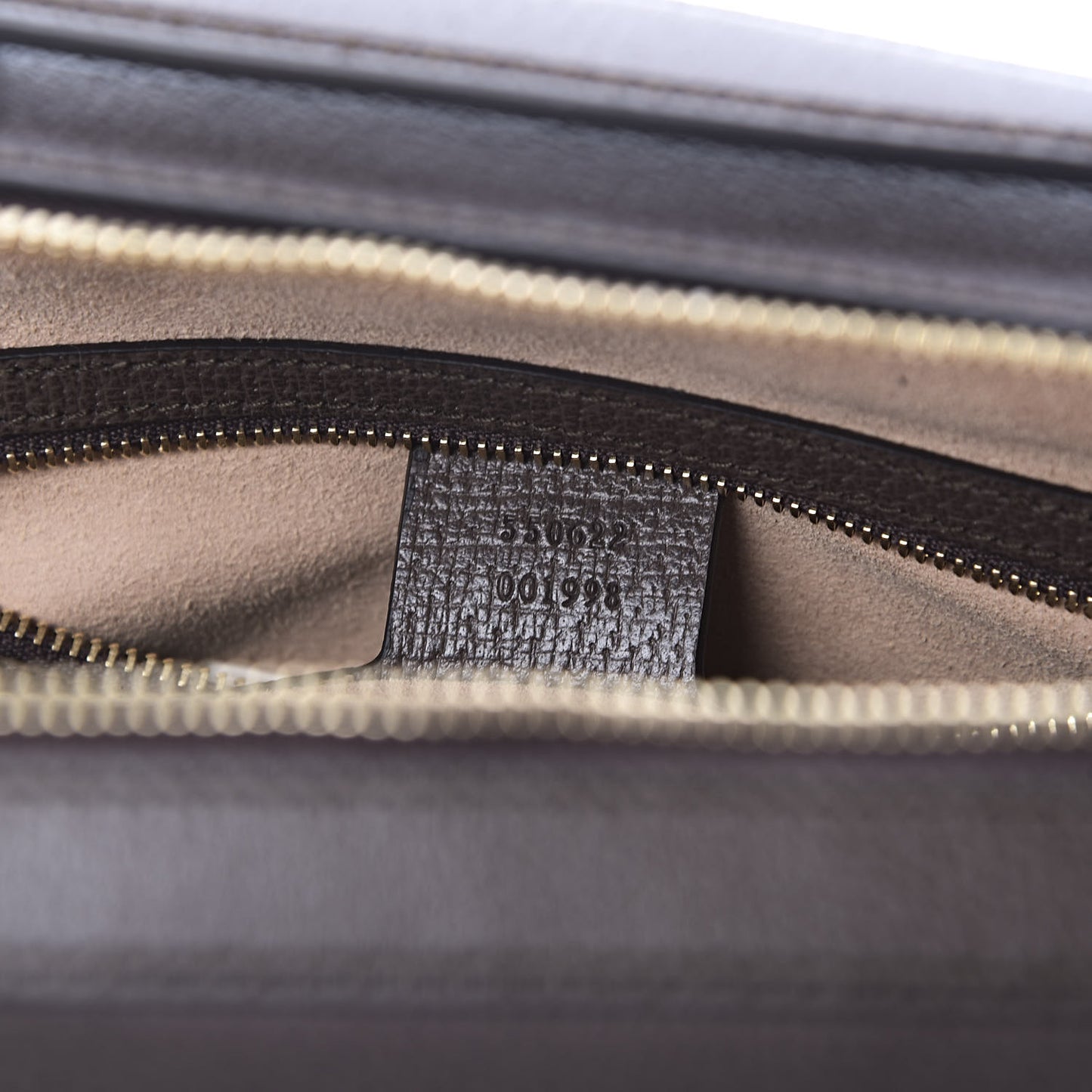 GG Supreme Monogram Web Small Ophidia Top Handle Shoulder Bag Brown