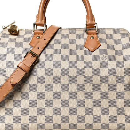 Louis Vuitton Damier Azur Speedy Bandouliere 30 8 of 11