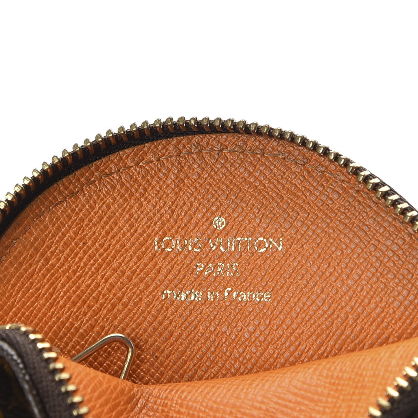 Monogram Groom Round Coin Purse