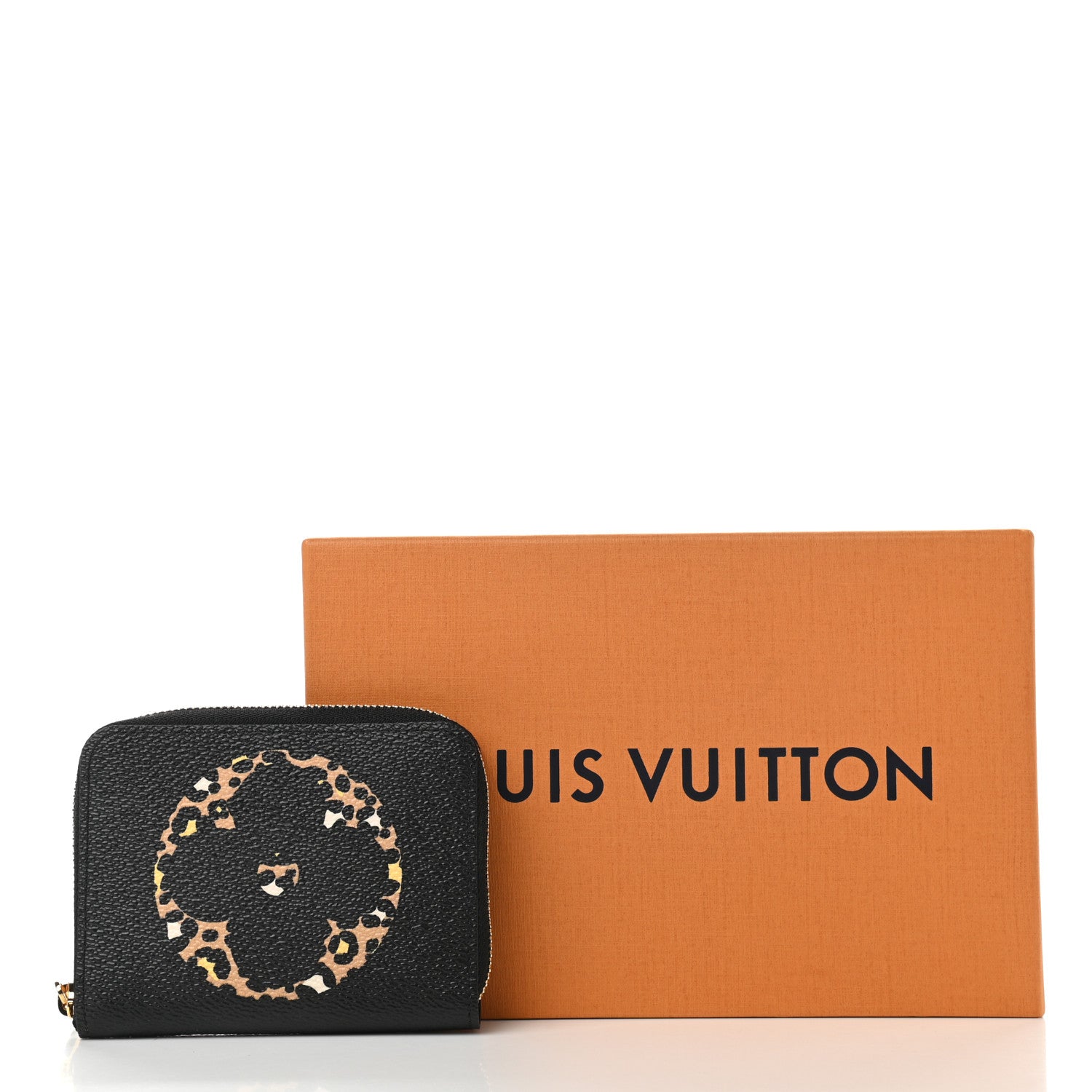 Louis Vuitton Monogram Giant Jungle Zippy Coin Purse Black 8 of 8