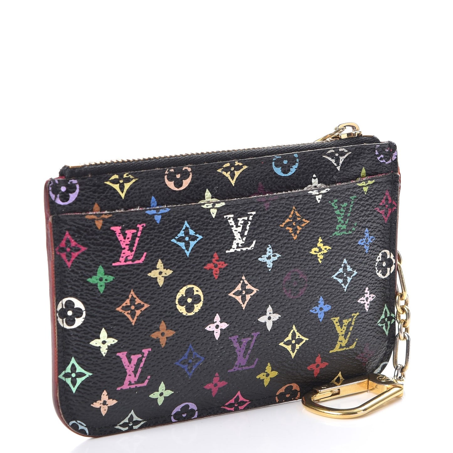 Monogram Multicolor Key Pouch Black Grenade