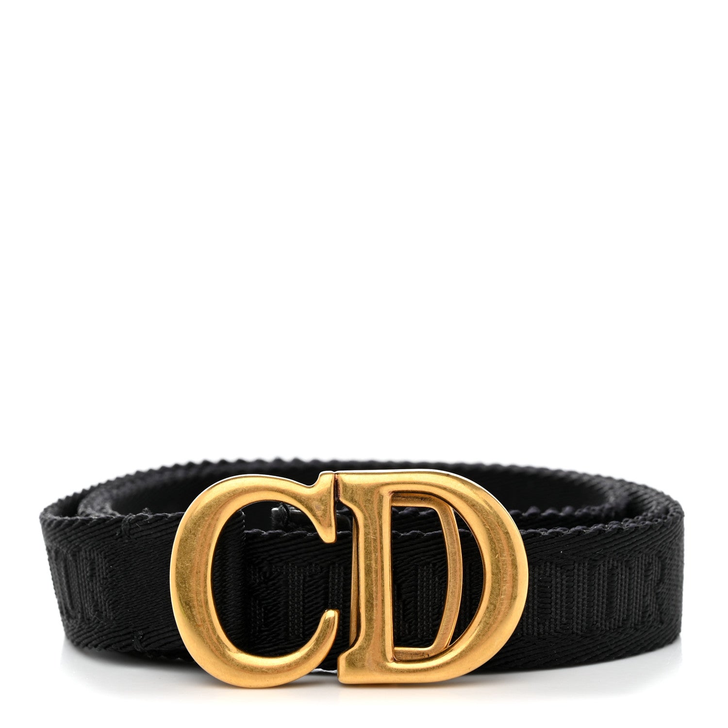 Christian Dior Nylon 20mm Saddle Belt Black 1 of 4