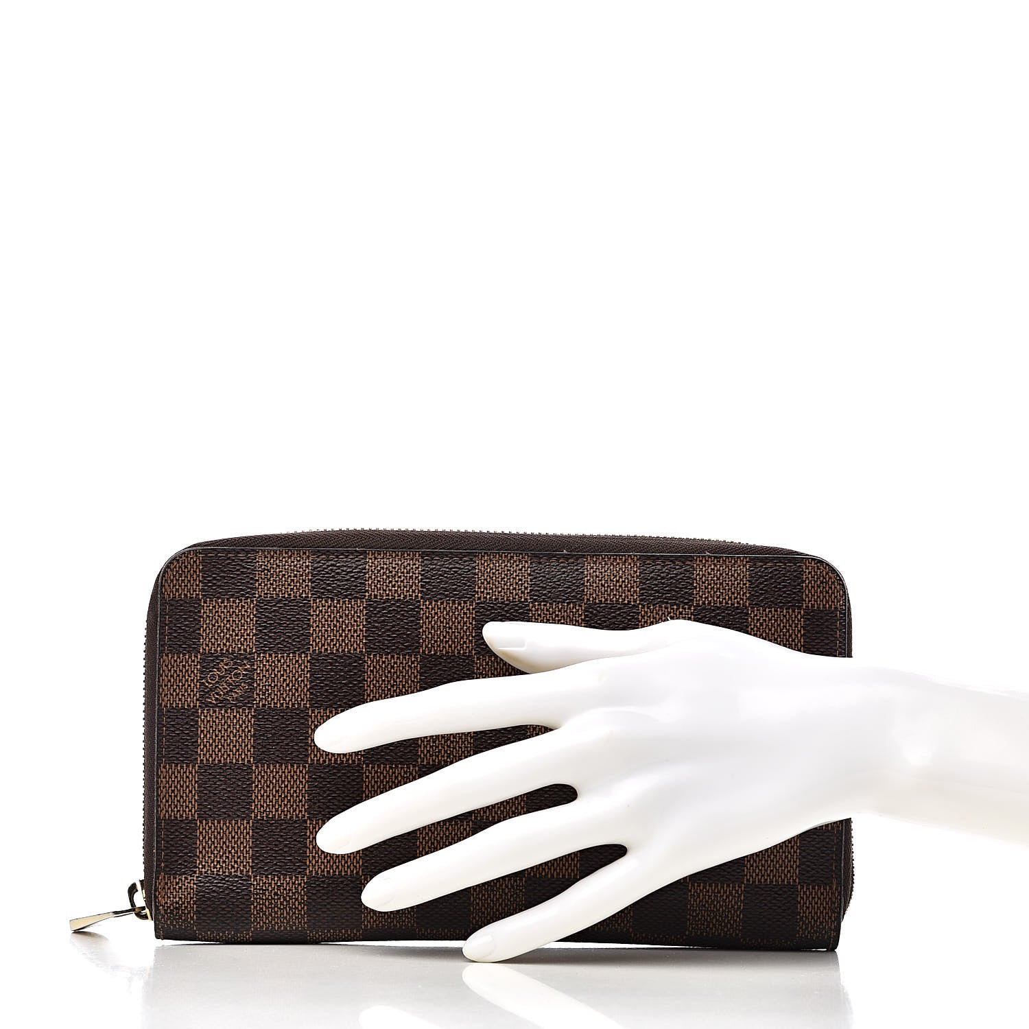 Louis Vuitton Damier Ebene Zippy Organizer Wallet 2 of 14