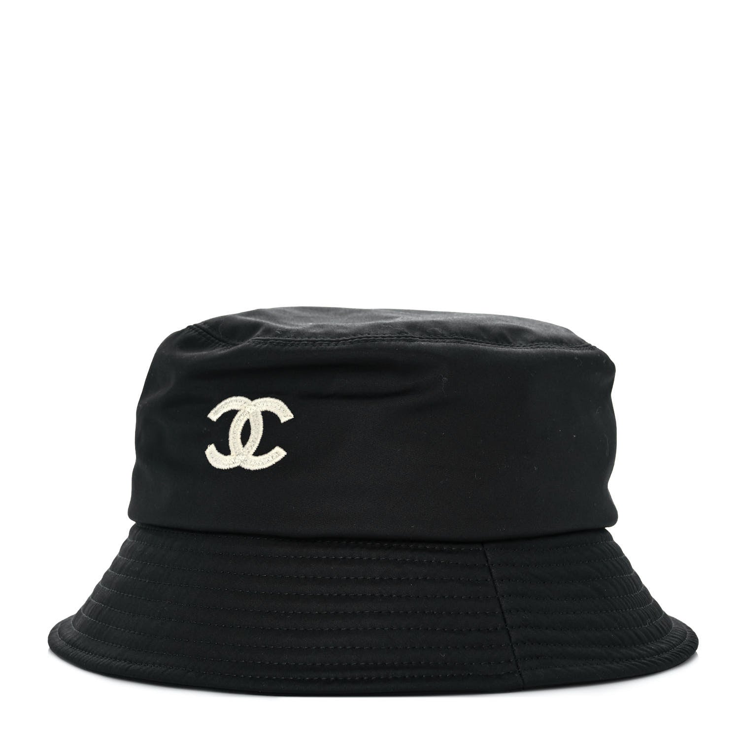 Chanel Canvas CC Bucket Hat M Black 1 of 6