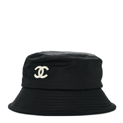 Chanel Canvas CC Bucket Hat M Black 1 of 6