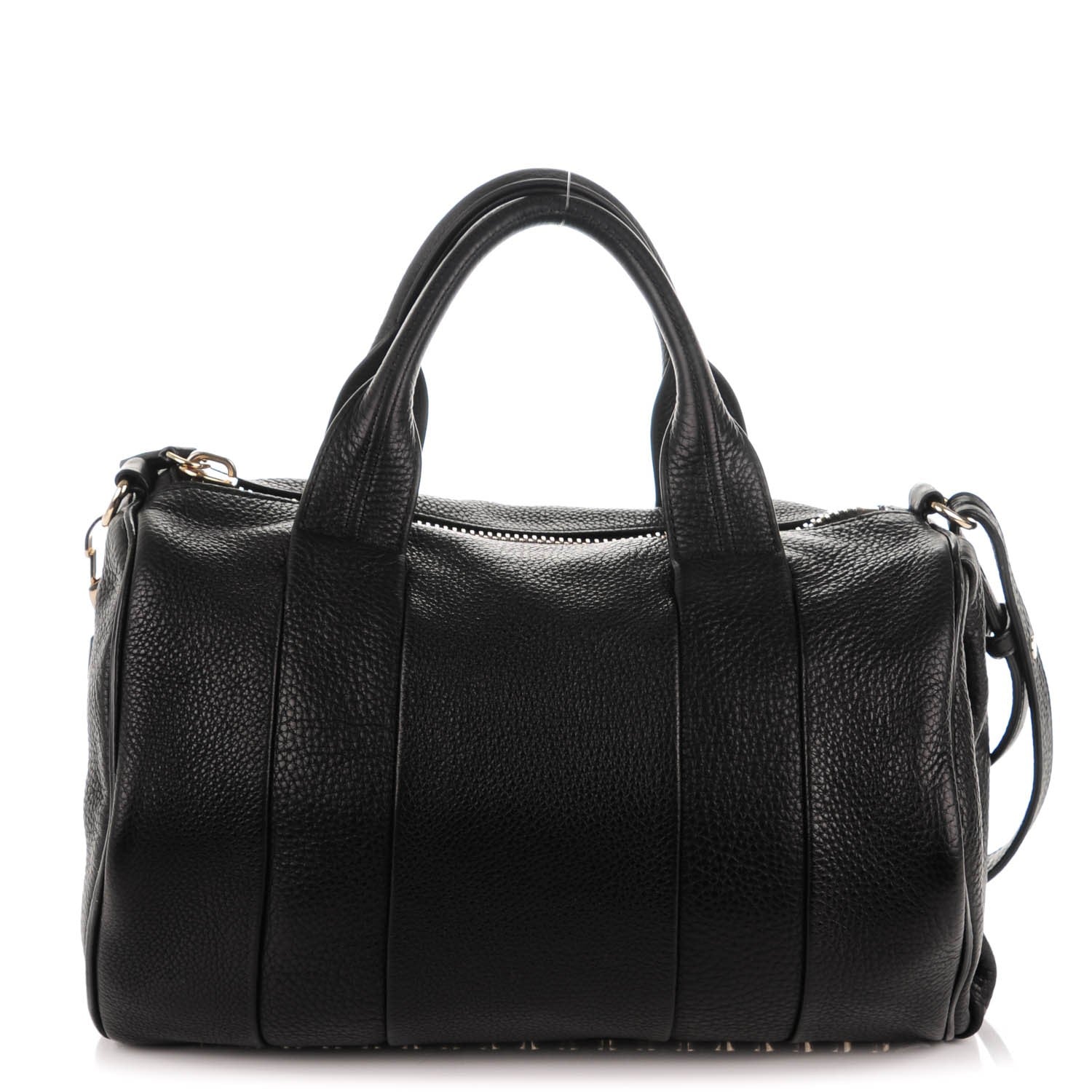 Alexander Wang Pebbled Lambskin Rocco Black Pale Gold Hardware 1 of 7
