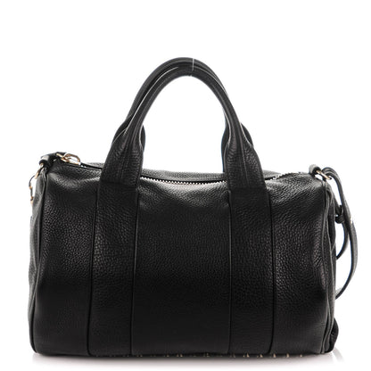 Alexander Wang Pebbled Lambskin Rocco Black Pale Gold Hardware 1 of 7