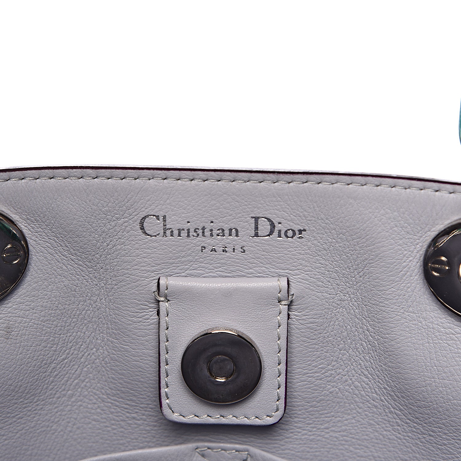Christian Dior Bullcalf Large Diorissimo Tote Green 8 of 12