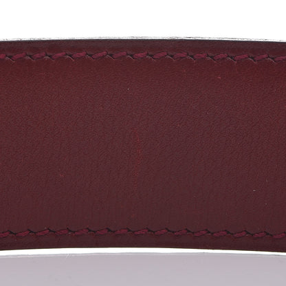 Hermes Togo Box 32mm H Belt 85 Black Rouge H 7 of 18