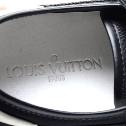 Louis Vuitton Lambskin Damier Graphite Baseball Sneakers 6 Black 8 of 8