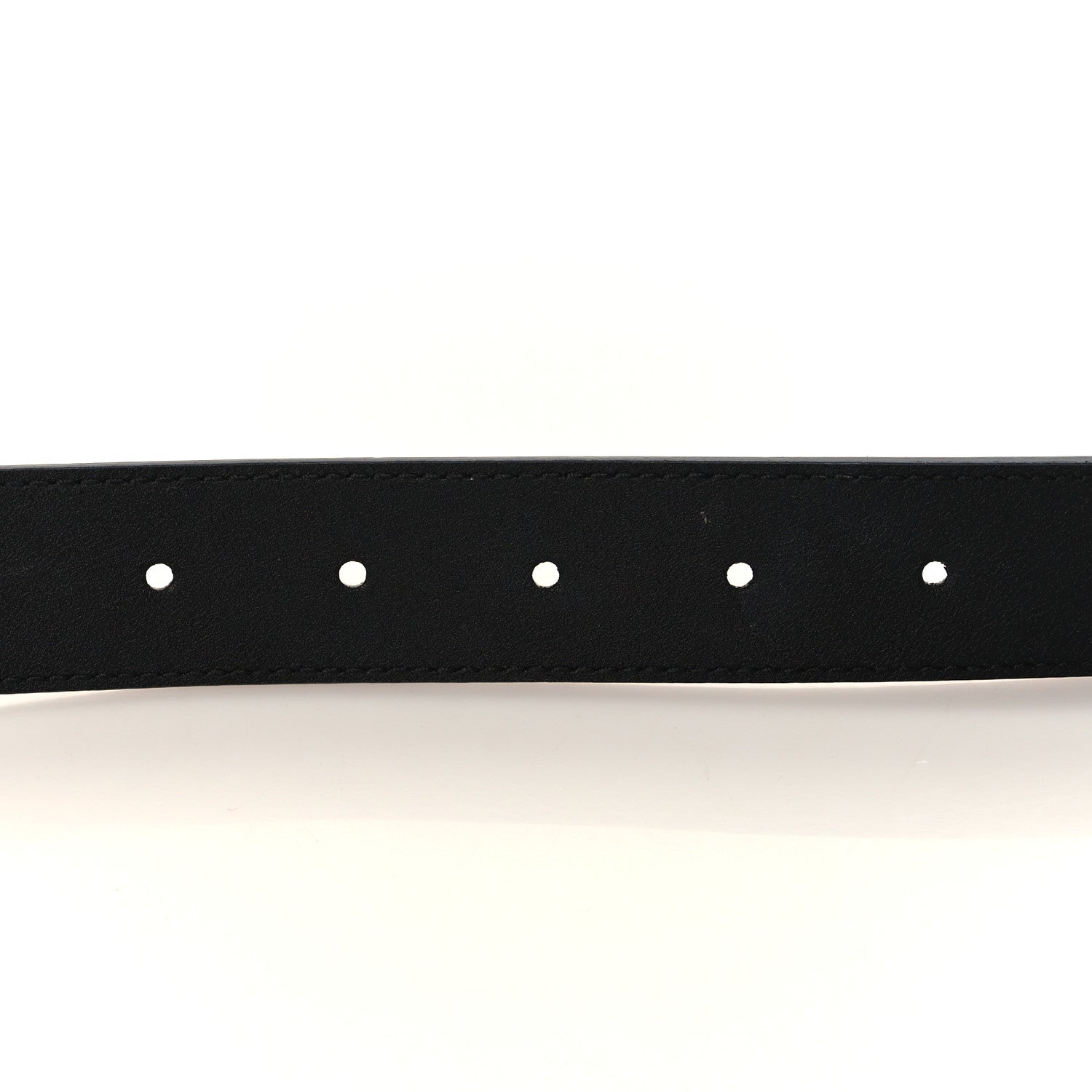 Gucci Calfskin Double G 30mm Belt 80 32 Black 5 of 5
