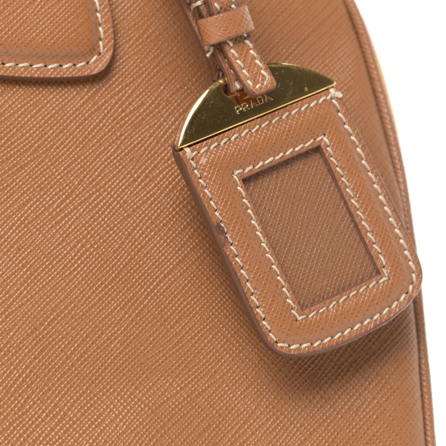 Saffiano Lux Bauletto Caramel Mimosa