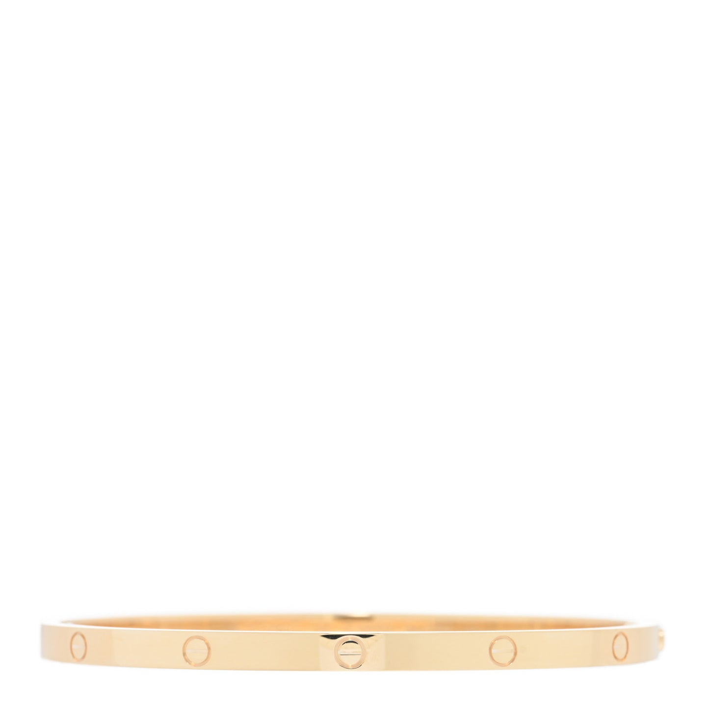 18K Yellow Gold Small LOVE Bracelet 17