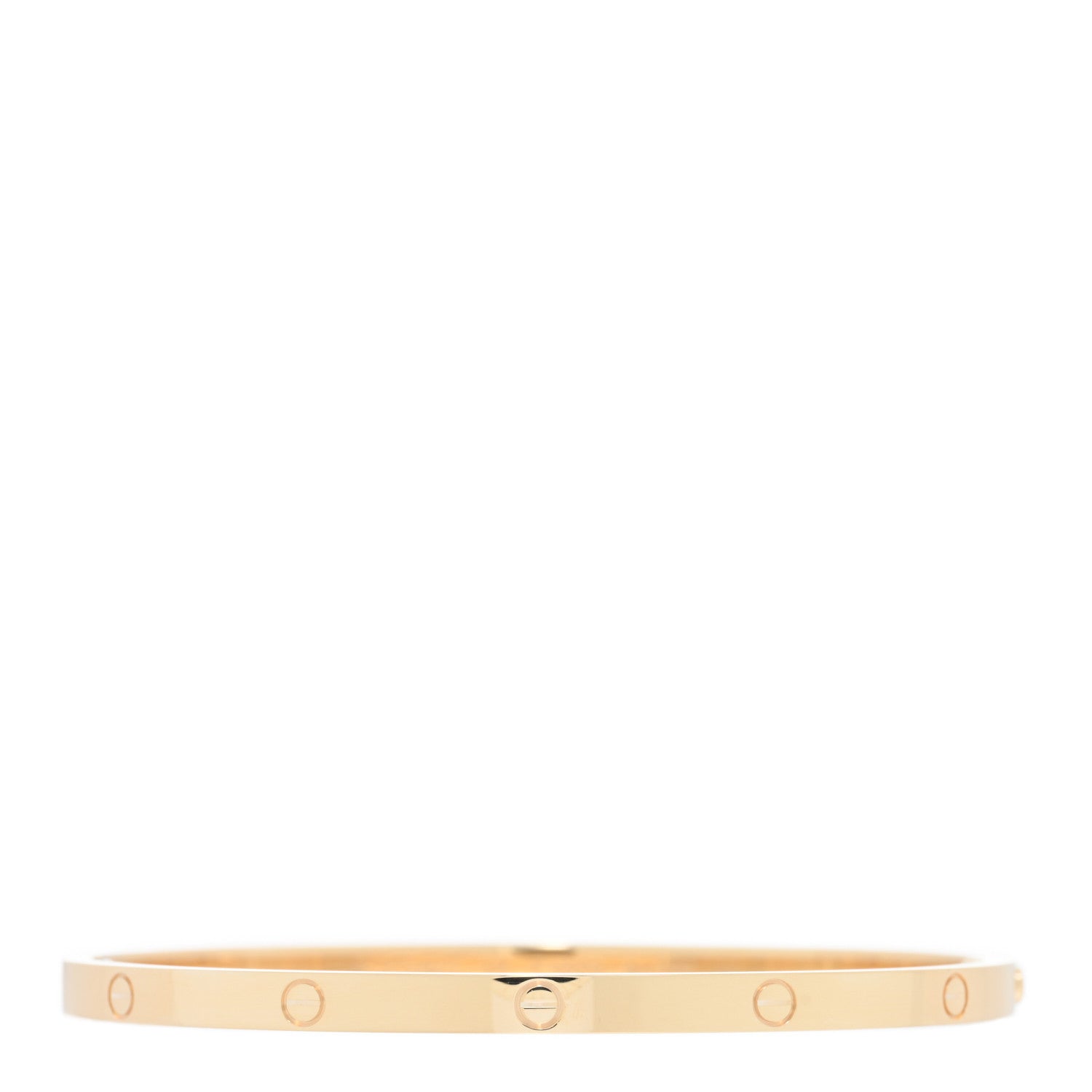 Cartier 18K Yellow Gold Small LOVE Bracelet 17 1 of 5