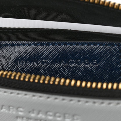 Marc Jacobs Saffiano Small Snapshot Camera Bag Blue Sea 8 of 11