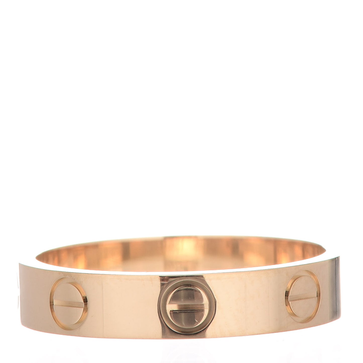 18K Yellow Gold 3.5mm LOVE Wedding Band Ring 50 5.25