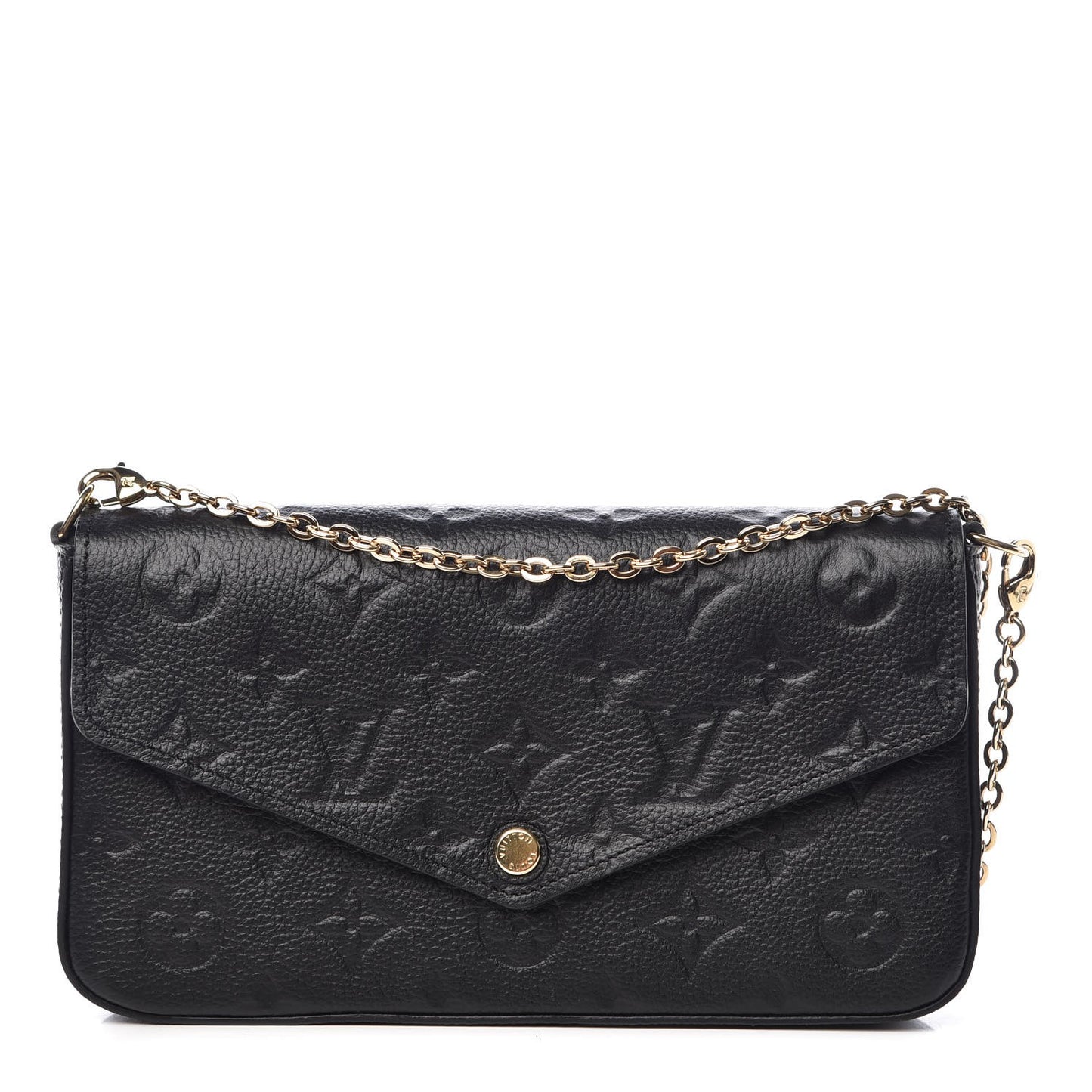 Empreinte Pochette Felicie Chain Wallet Black
