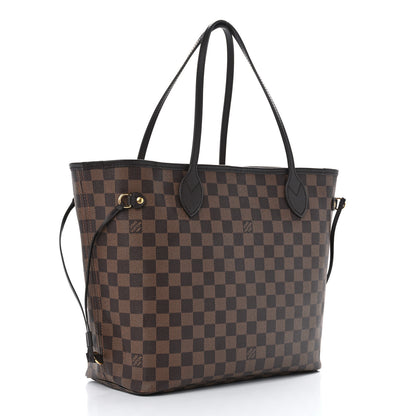 Louis Vuitton Damier Ebene Neo Neverfull MM Rose Ballerine 3 of 10