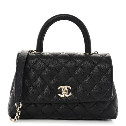 Chanel Caviar Quilted Mini Coco Handle Flap Black 1 of 10