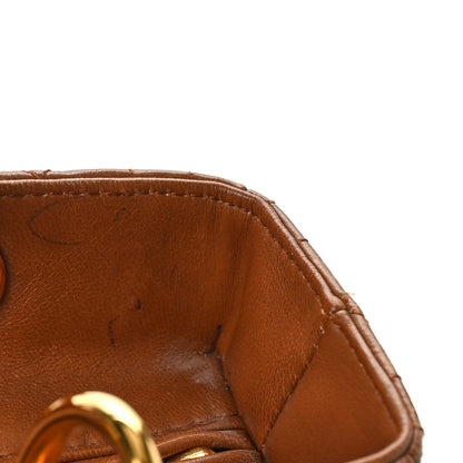 Christian Dior Lambskin Cannage Medium Lady Dior Tan 9 of 12