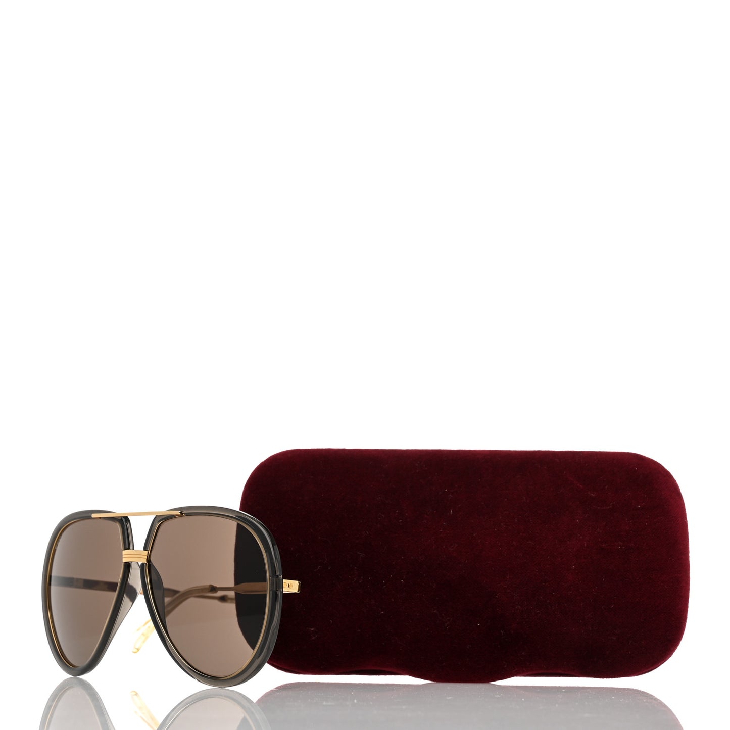 Aviator Sunglasses GG0904S Gold